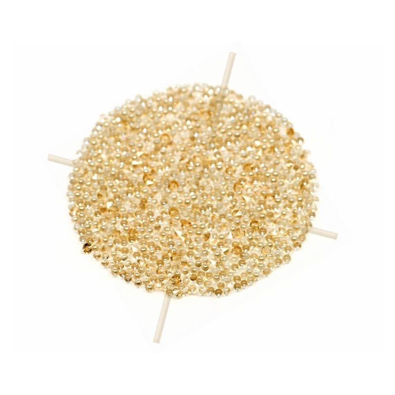 Pastille 24mm rond Swarovski Crystal Fabric-it Golden Shadow