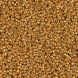Duracoat Galvanised Yellow Gold - Miyuki Rocaille 15/0 10 gr.