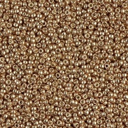 Duracoat Galvanised Champagne - Miyuki Rocaille 15/0 10 gr.