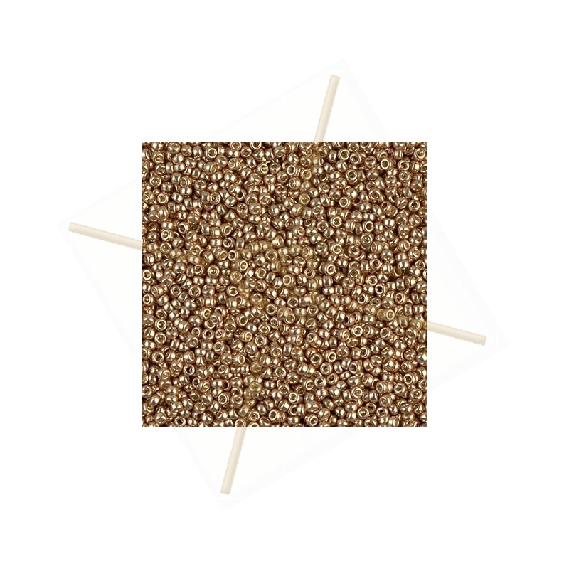 Duracoat Galvanised Champagne - Miyuki Rocaille 15/0 10 gr.