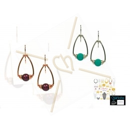 intercallaire cube 2.5mm rose gold