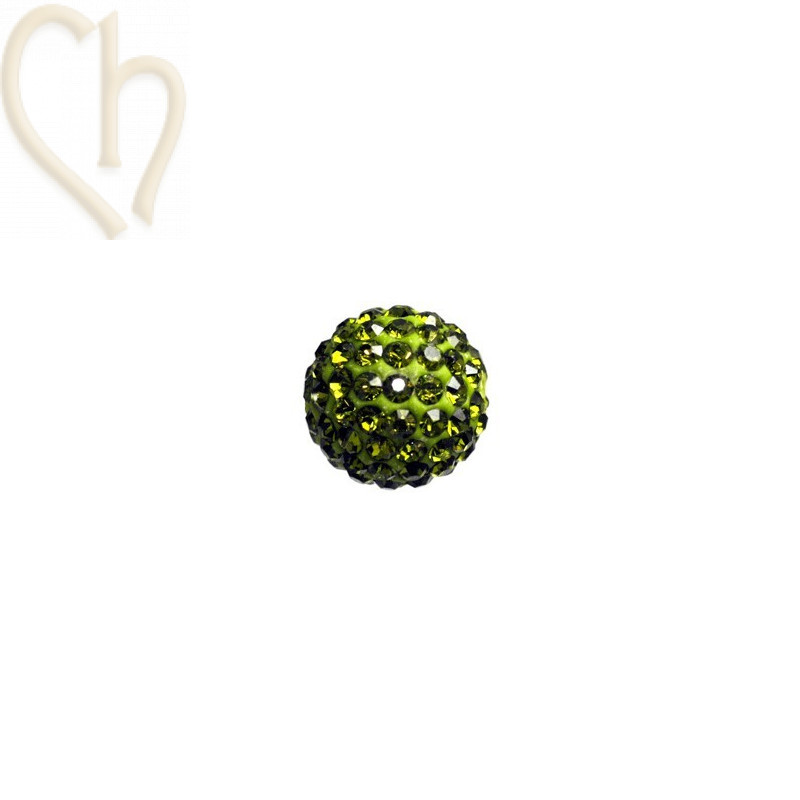 boule de strass 6mm smoked topaz