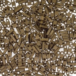 Miyuki Quarter Tila Dark Bronze Matte 2006