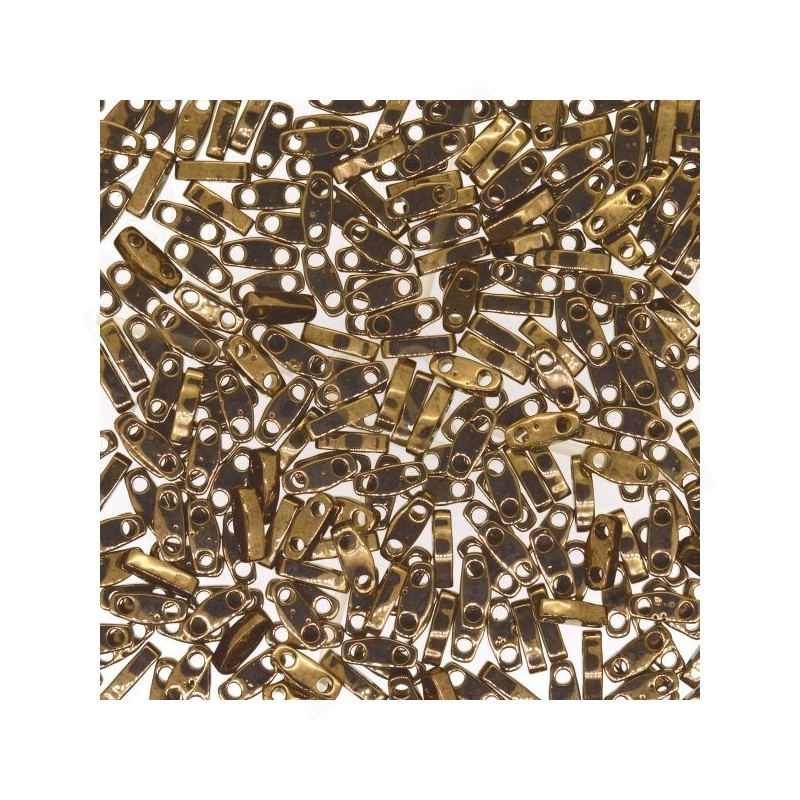 Miyuki Quarter Tila Dark Bronze Metallic 457