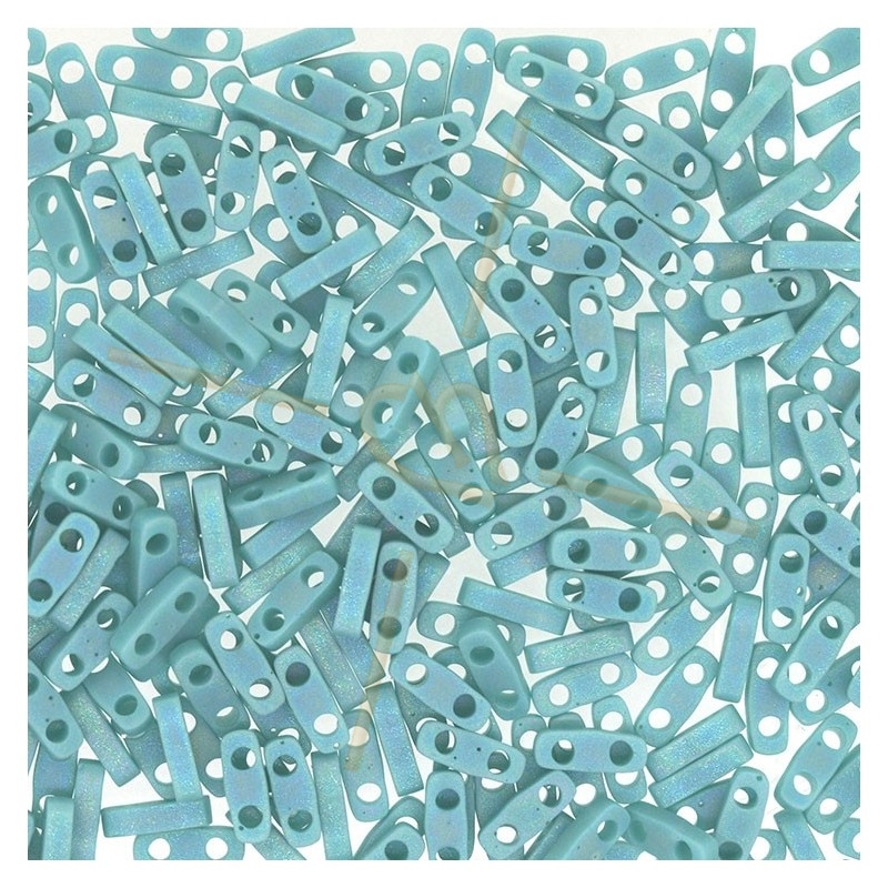 Miyuki Quarter Tila Turquoise AB opaque Matte 412FR