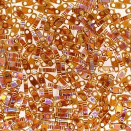 Miyuki Quarter Tila Topaz AB Transparent 0257