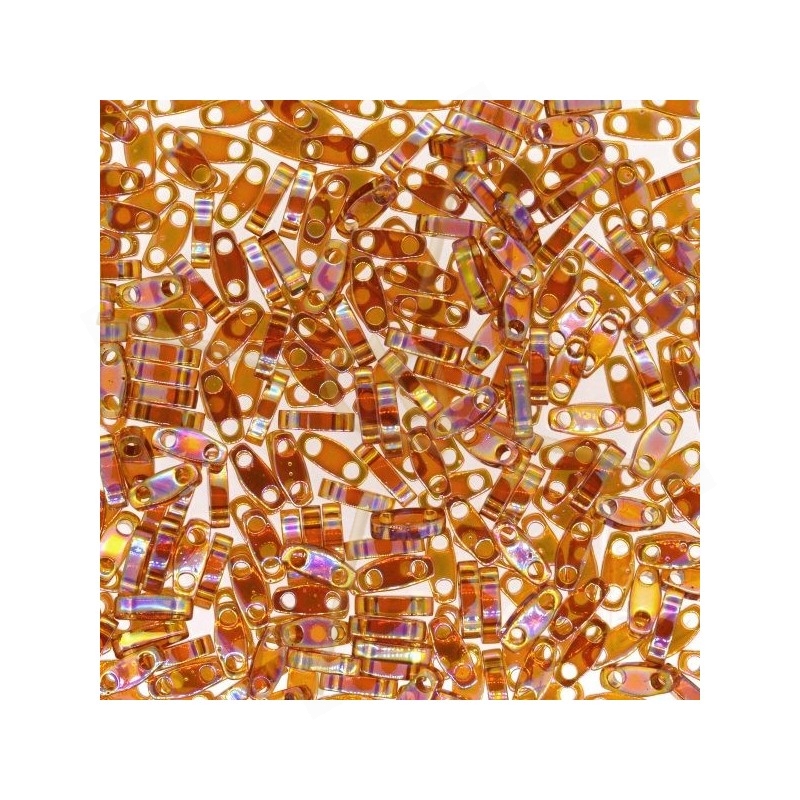 Miyuki Quarter Tila Topaz AB Transparent 0257