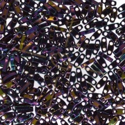 Miyuki Quarter Tila Prune Foncé A/B Metallic 0454