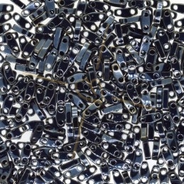 Miyuki Quarter Tila Hematite 464