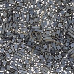 Miyuki Quarter Tila Grey Matte Metallic 2002