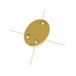 spacer - connector ovale 14*10mm with 3 holes