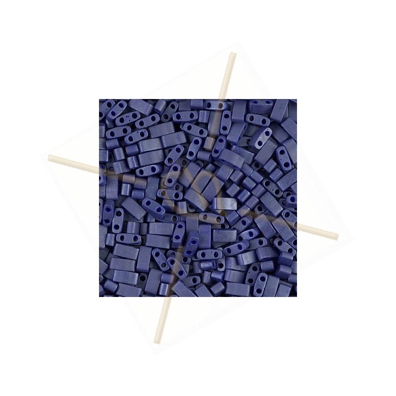Half Tila Miyuki 5*2mm Cobalt Blue Mat