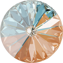 1122 - 14mm Rivoli Swarovski Peach Delite L140D