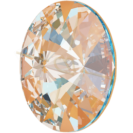 1122 - 14mm Rivoli Swarovski Peach Delite L140D
