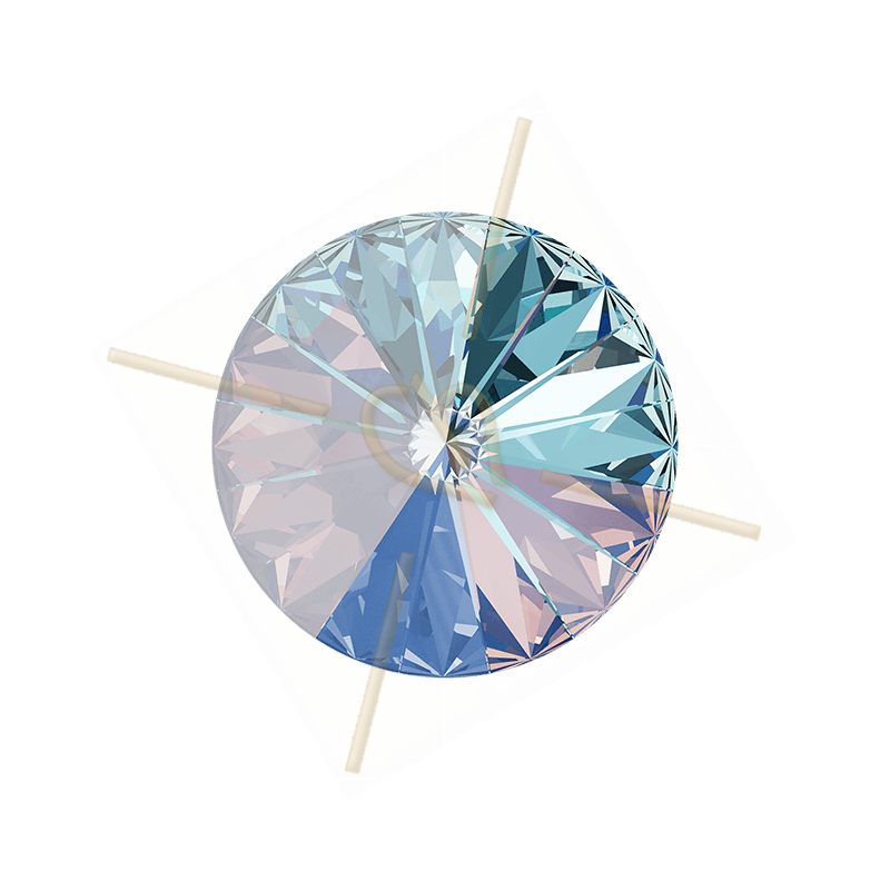 1122 - 14mm Rivoli Swarovski Ocean Delite L143D