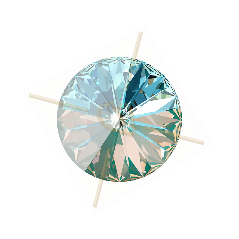 1122 - 14mm Rivoli Swarovski Laguna Delite L142D