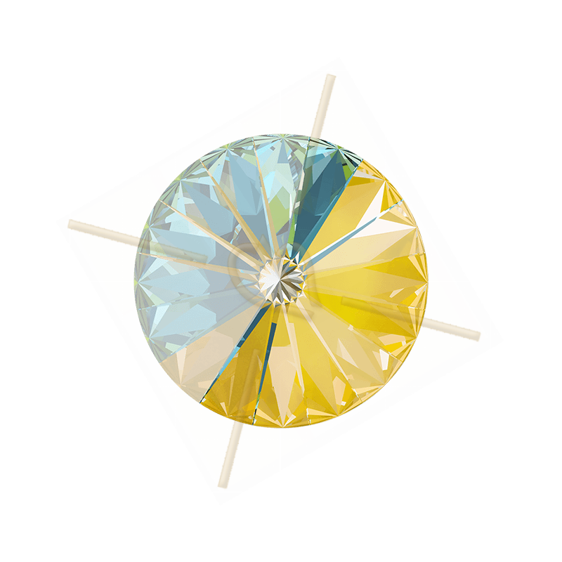 1122 - 14mm Rivoli Swarovski Sunshine Delite L141D