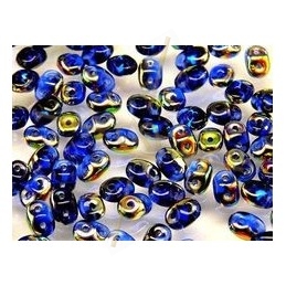 Superduo Matubo 2.5*5mm Sapphire Vitrail