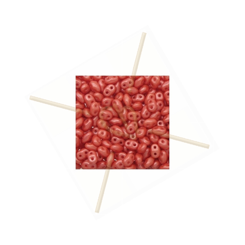 Superduo Matubo Pearl Shine Light Coral