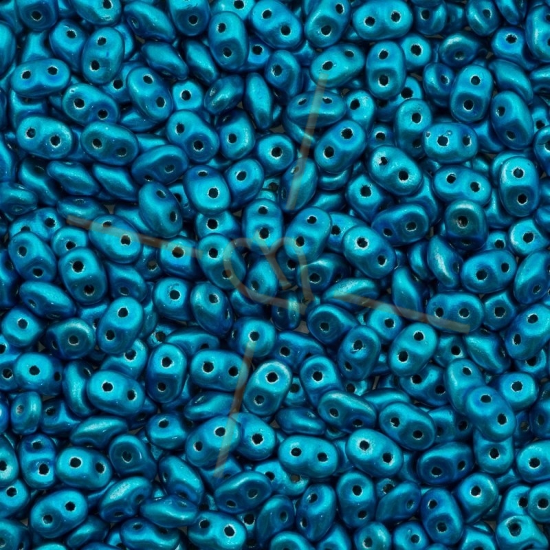 Superduo Matubo Metalust Turquoise