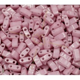 Half Tila Miyuki 5*2mm Antique Rose Opaque