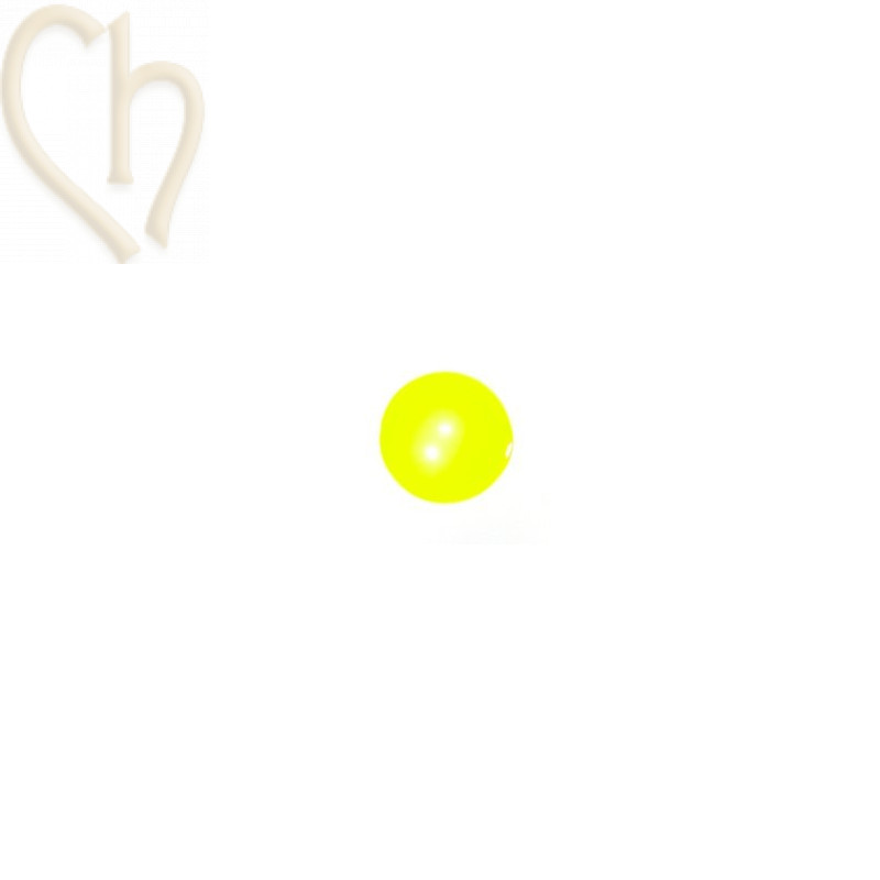 12mm Neon yellow Pearl