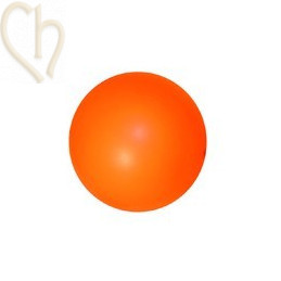 12mm Neon orange Pearl
