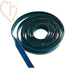 cuir plat bleu AZUL