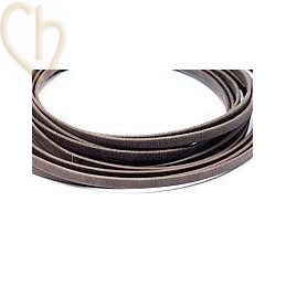 cuir plat Maron o.m.