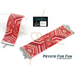 Kit Bracelet peyote FabRab Rood