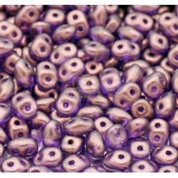 Superduo Matubo Halo Magenta