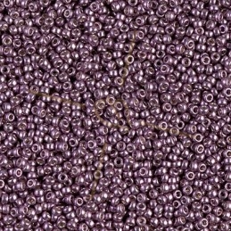 Miyuki Rocaille 15/0 Duracoat Galvanised Eggplant