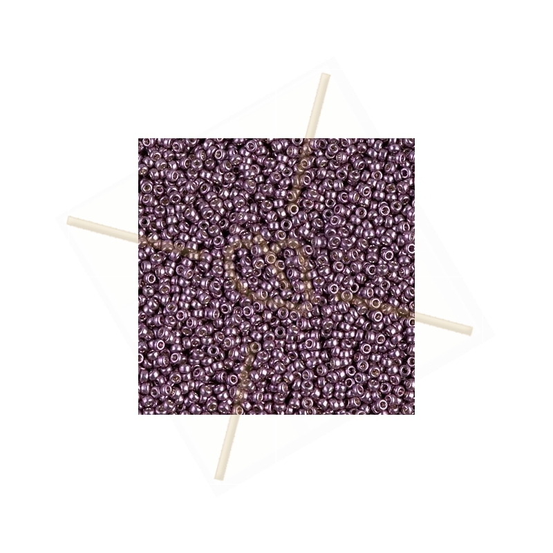 Miyuki Rocaille 15/0 Duracoat Galvanised Eggplant