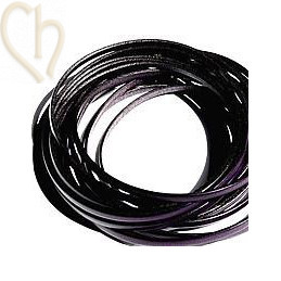 leather ribbon violeta