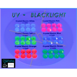 Strass Swarovski Hotfix 2078 SS20 4.7mm Electric Green L135S