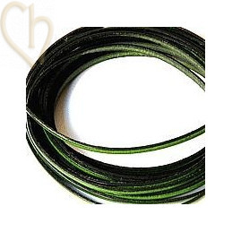 cuir plat verde