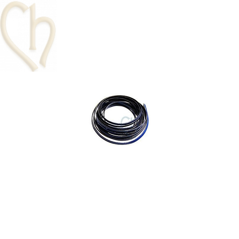 leather ribbon Azulon