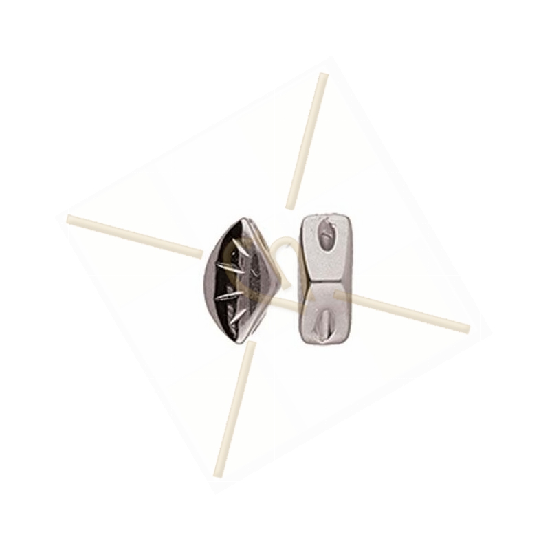 Cymbal Side Beads - Polonia metalen zijparel voor Gemduo Silver Plated