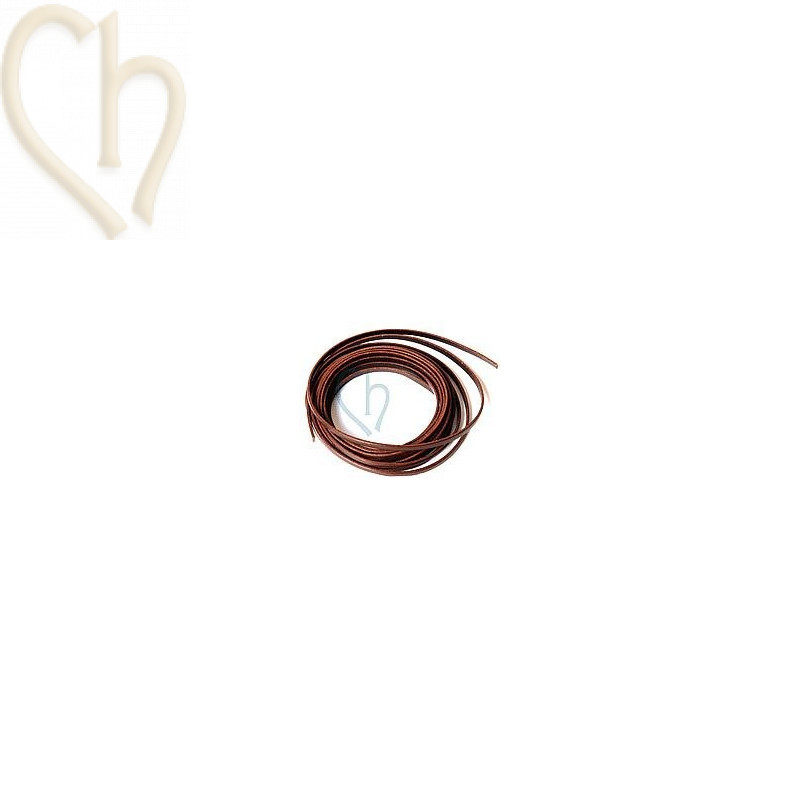 leder Lint marron
