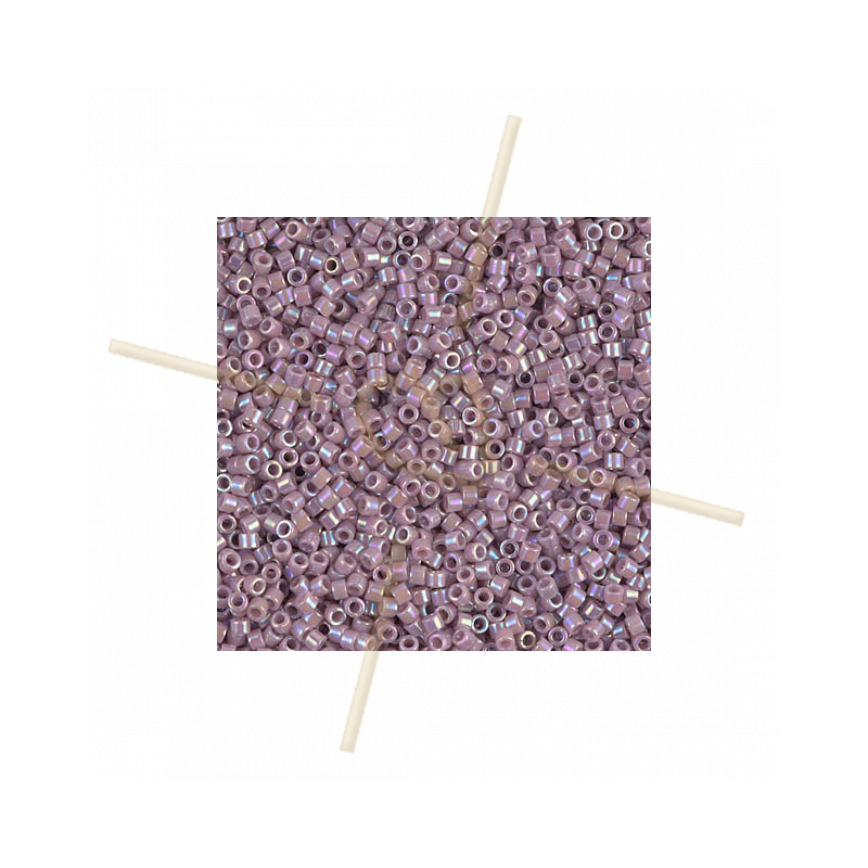 Miyuki Delica 11/0 - Purple Opaque Rainbow - Db158