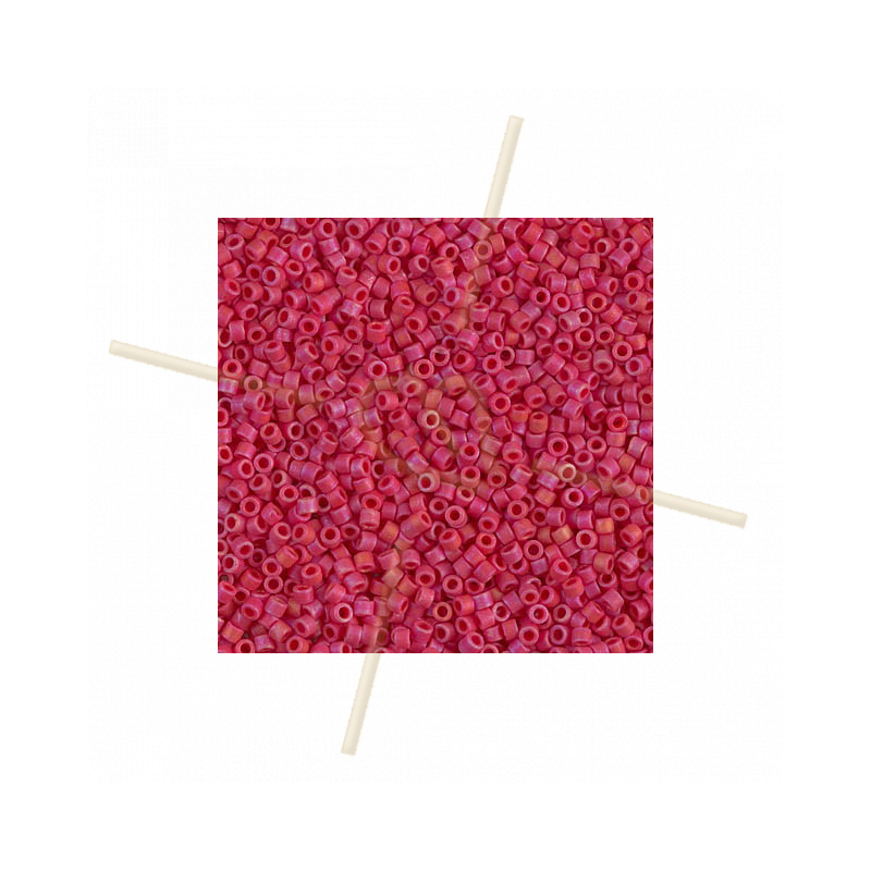 Miyuki Delica 11/0 - Red Opaque Frosted Luster - Db362