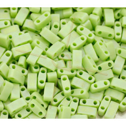 Half Tila Miyuki 5*2mm Chartreuse Opaque Matte HTL-416FR