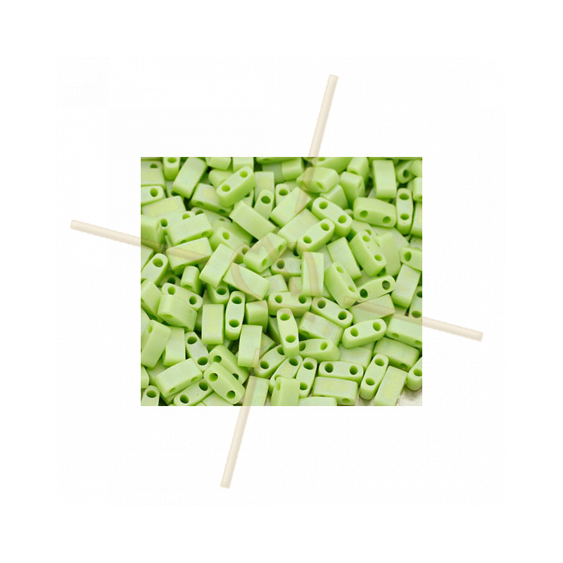 Half Tila Miyuki 5*2mm Chartreuse Opaque Matte HTL-416FR