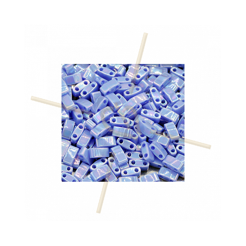 Half Tila Miyuki 5*2mm Bleu Indigo Opaque Lustre HTL-483