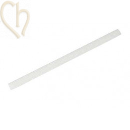 Cristal Fine Rocks/Mesh Strip 16*8mm white opal